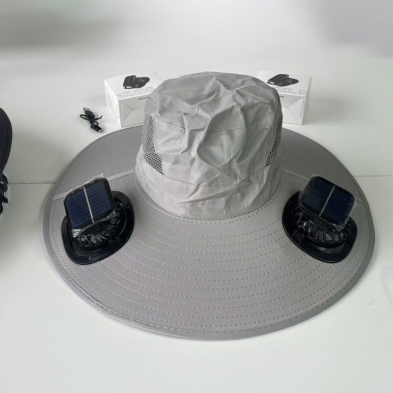 Solar fan hat eprolo