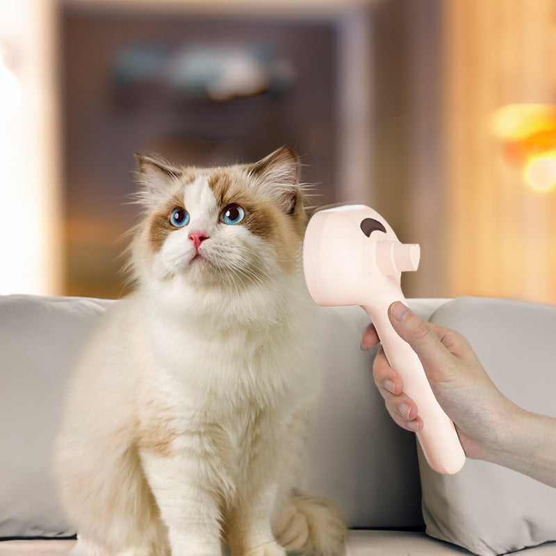 Pet Electric Grooming Comb, Steam Hair Removal