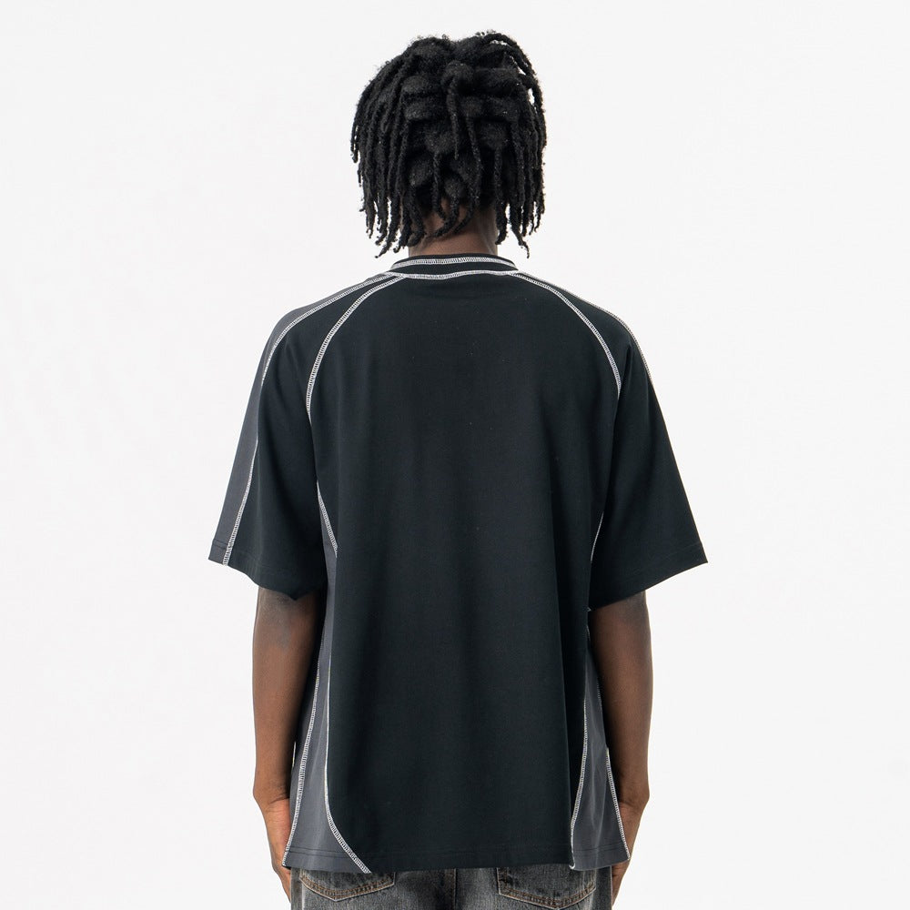 Topstitching Short Sleeve T-Shirt eprolo