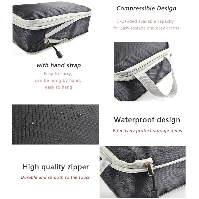 Travel compression packing cubes eprolo