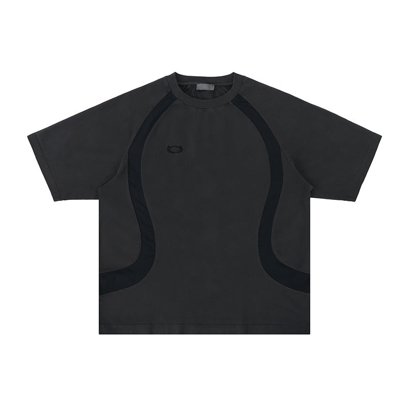 Splicing Faded T-Shirt eprolo