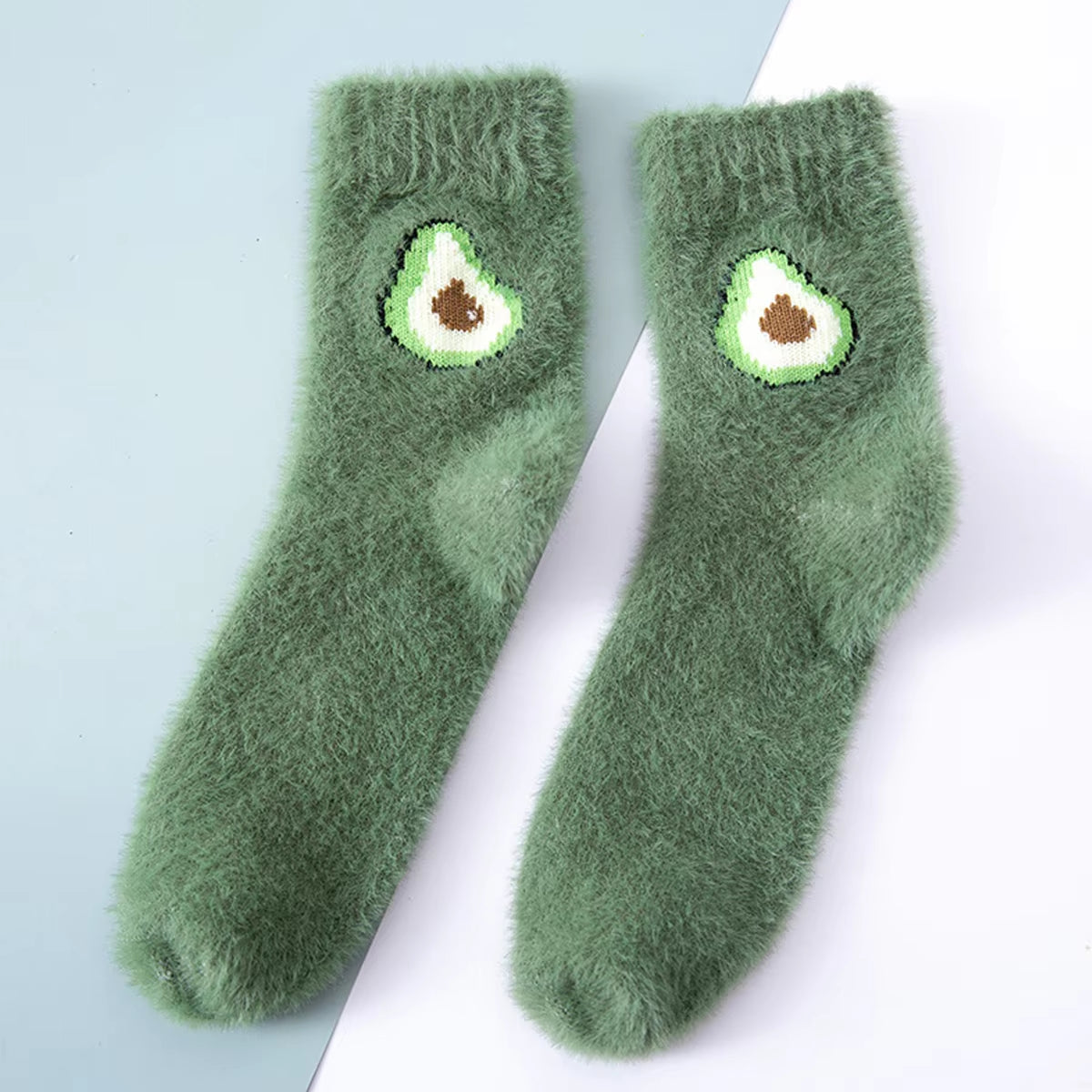 2 Pairs Cute Cow Spots Print Socks