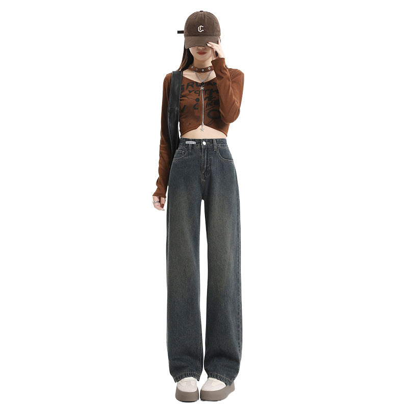 High-Waist Vintage Jeans