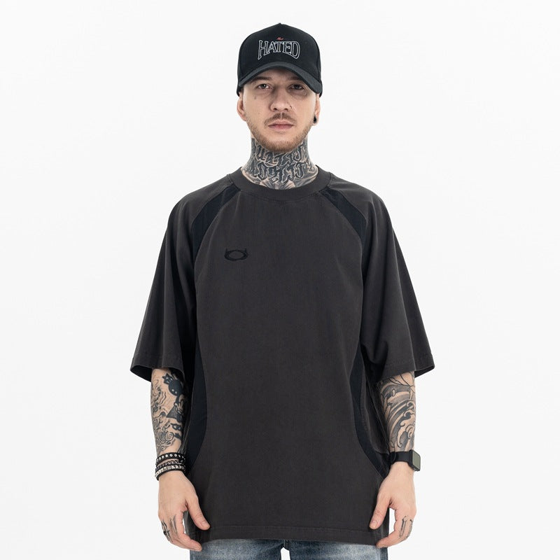 Splicing Faded T-Shirt eprolo
