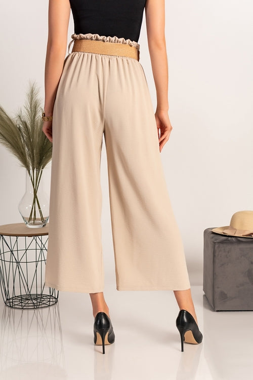 Elegant long pants Cedona, beige MAEssence