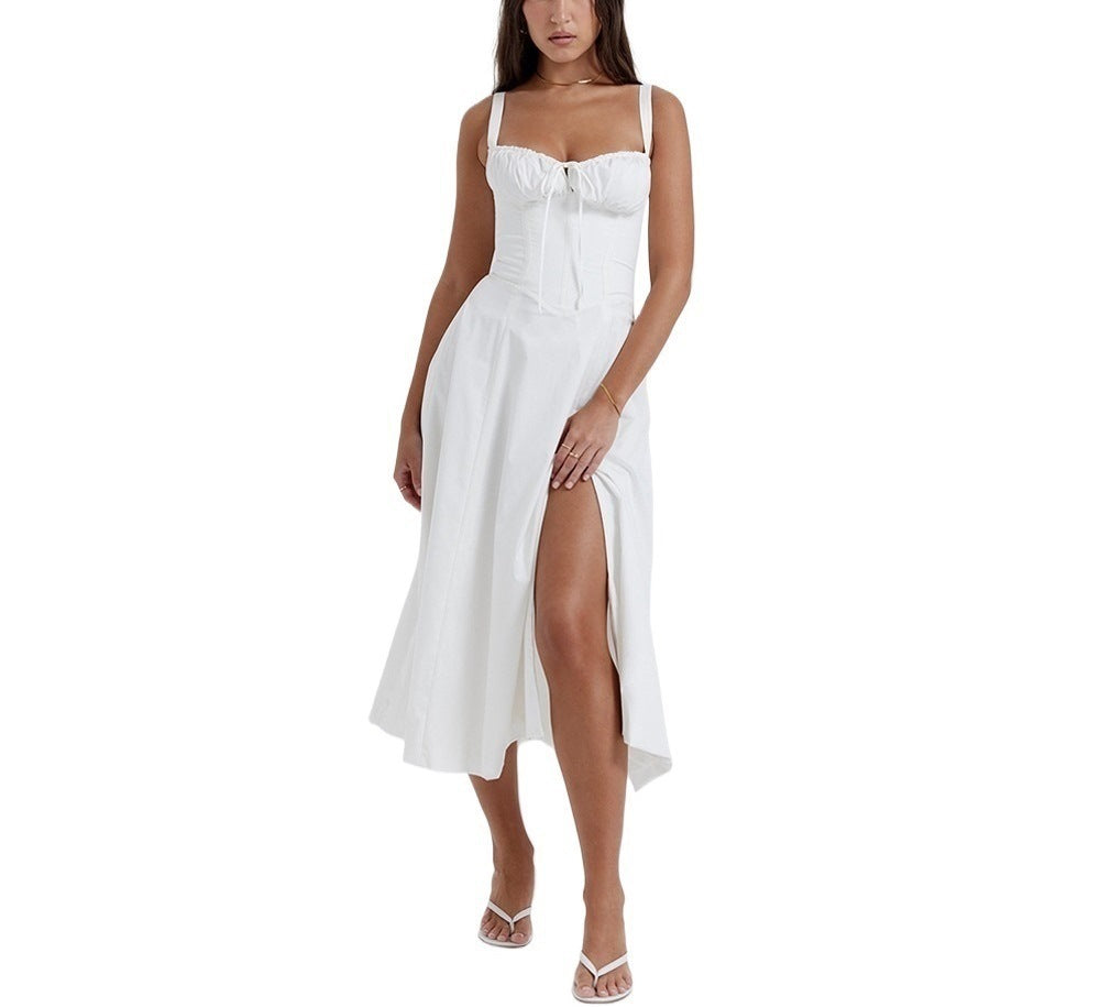 Maxi floral slip backless Dress eprolo