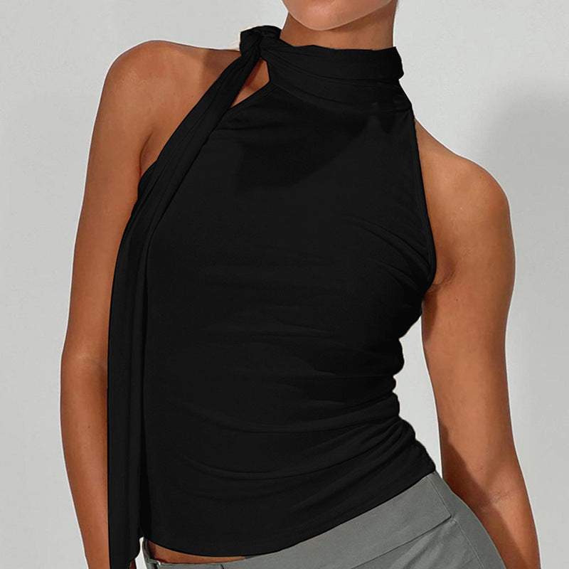 Slim versatile sleeveless top