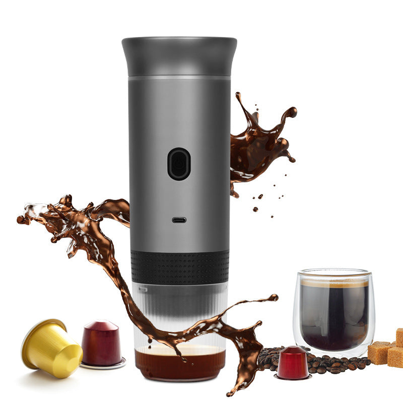 2025 Upgraded 3-in-1 Cordless Coffee Maker - 20Bar Portable for Car/Camping/Home, Capsule/Powder, USB Fast Heat eprolo