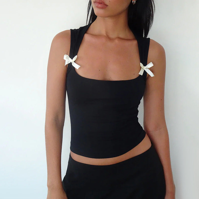 YK Bow Strapless Camisole eprolo