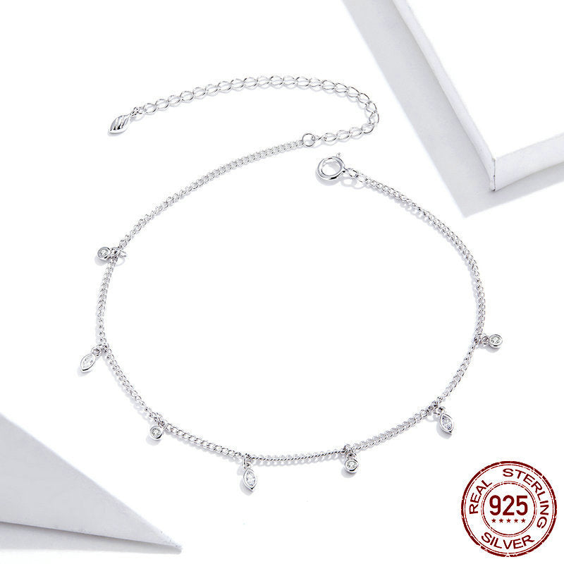 Tassel Silver Anklet eprolo