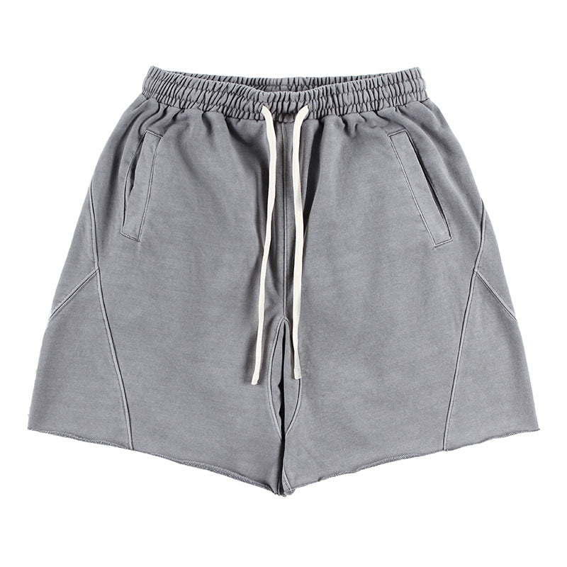 Classic BF Lazy Style Drawstring Spliced Sports Shorts eprolo