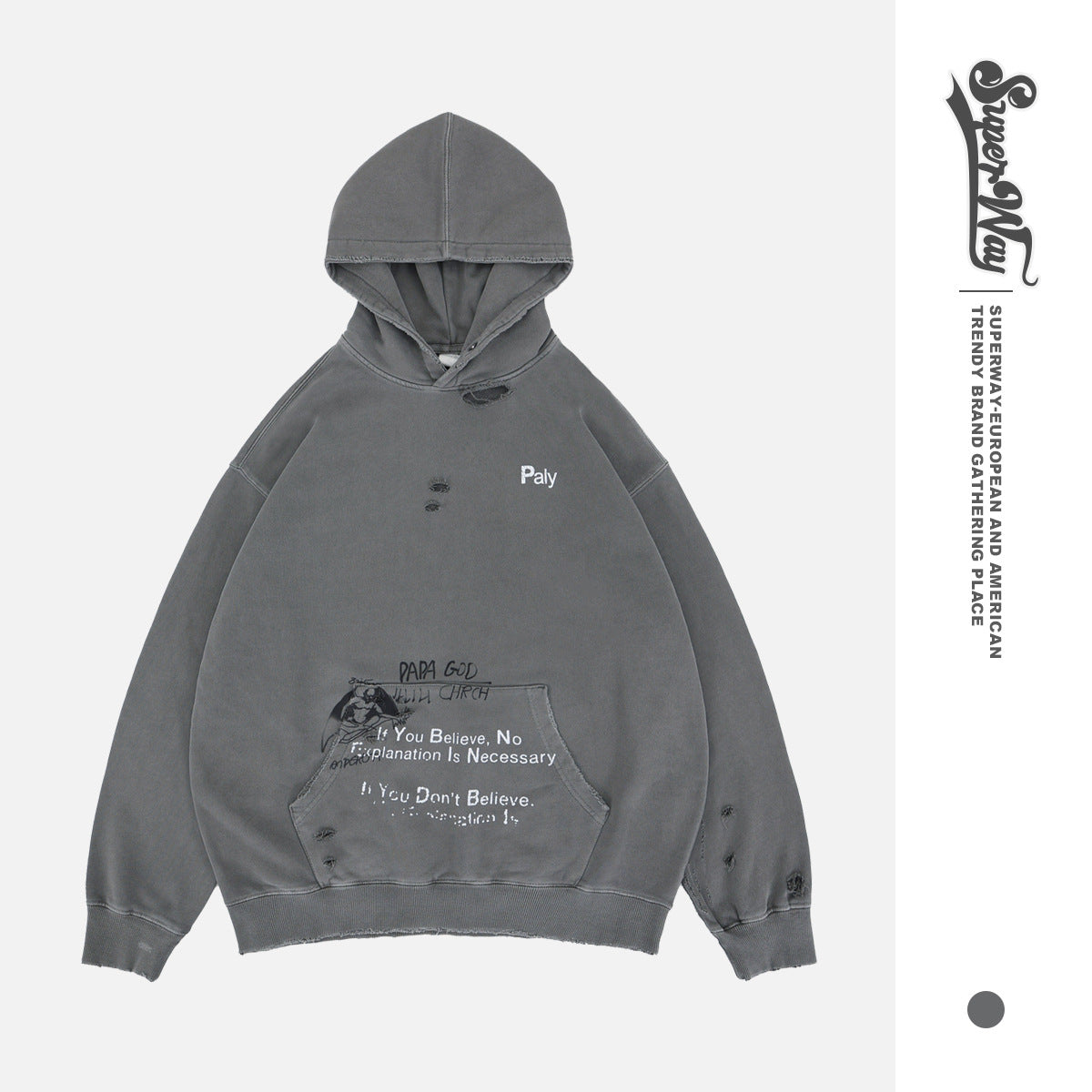 Vintage Distressed Hoodie eprolo