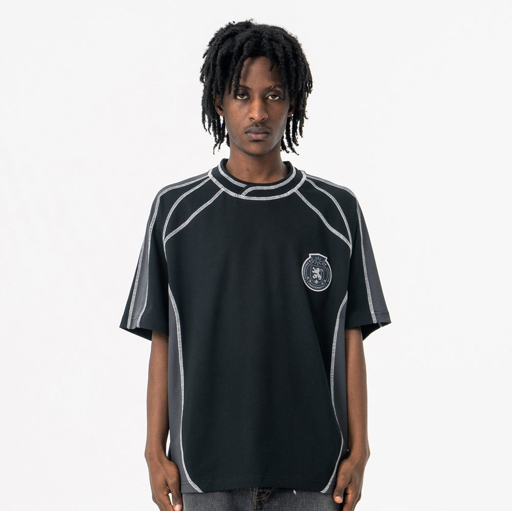 Topstitching Short Sleeve T-Shirt eprolo