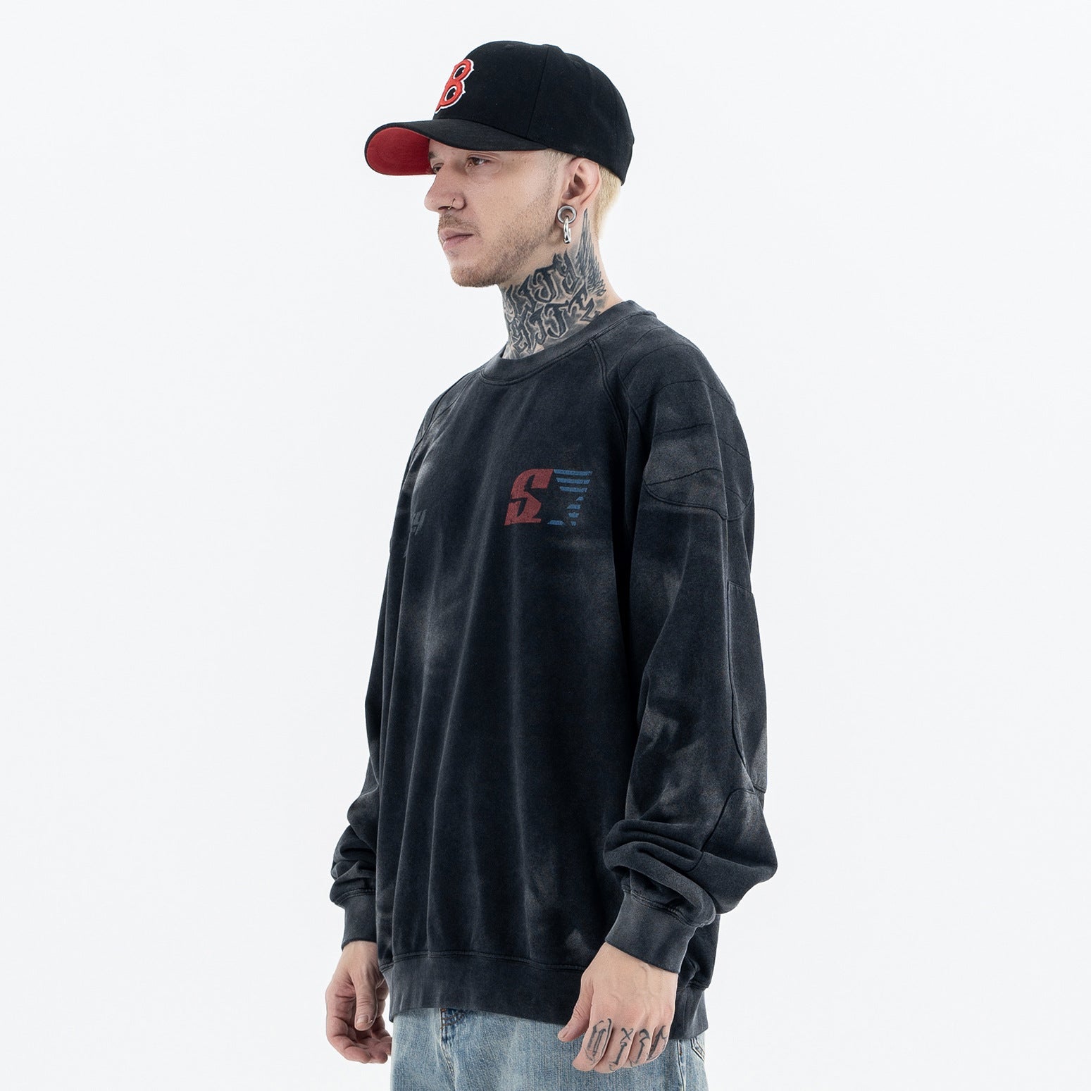 Racing Print Crew Neck Sweatshirt eprolo