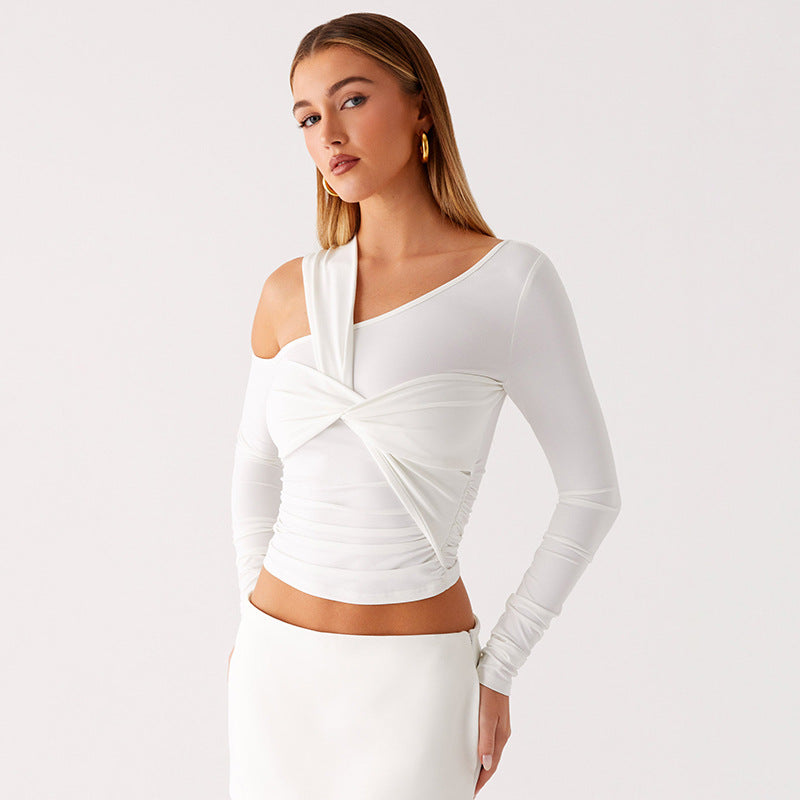 Twisted long sleeved top eprolo