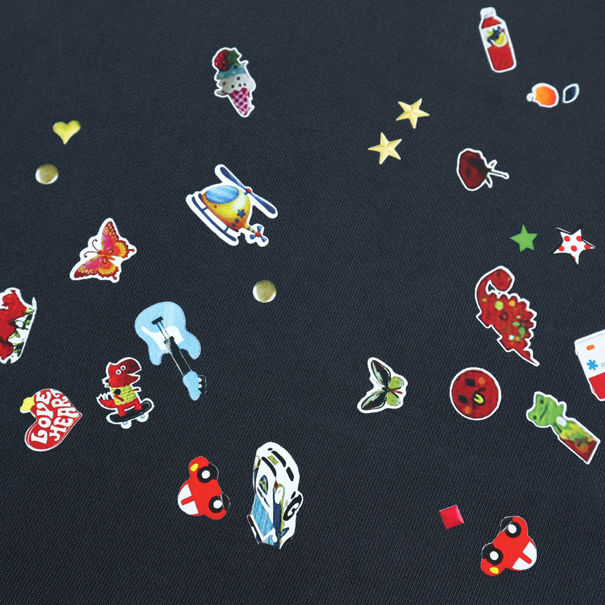 Sticker Pattern Hoodie eprolo