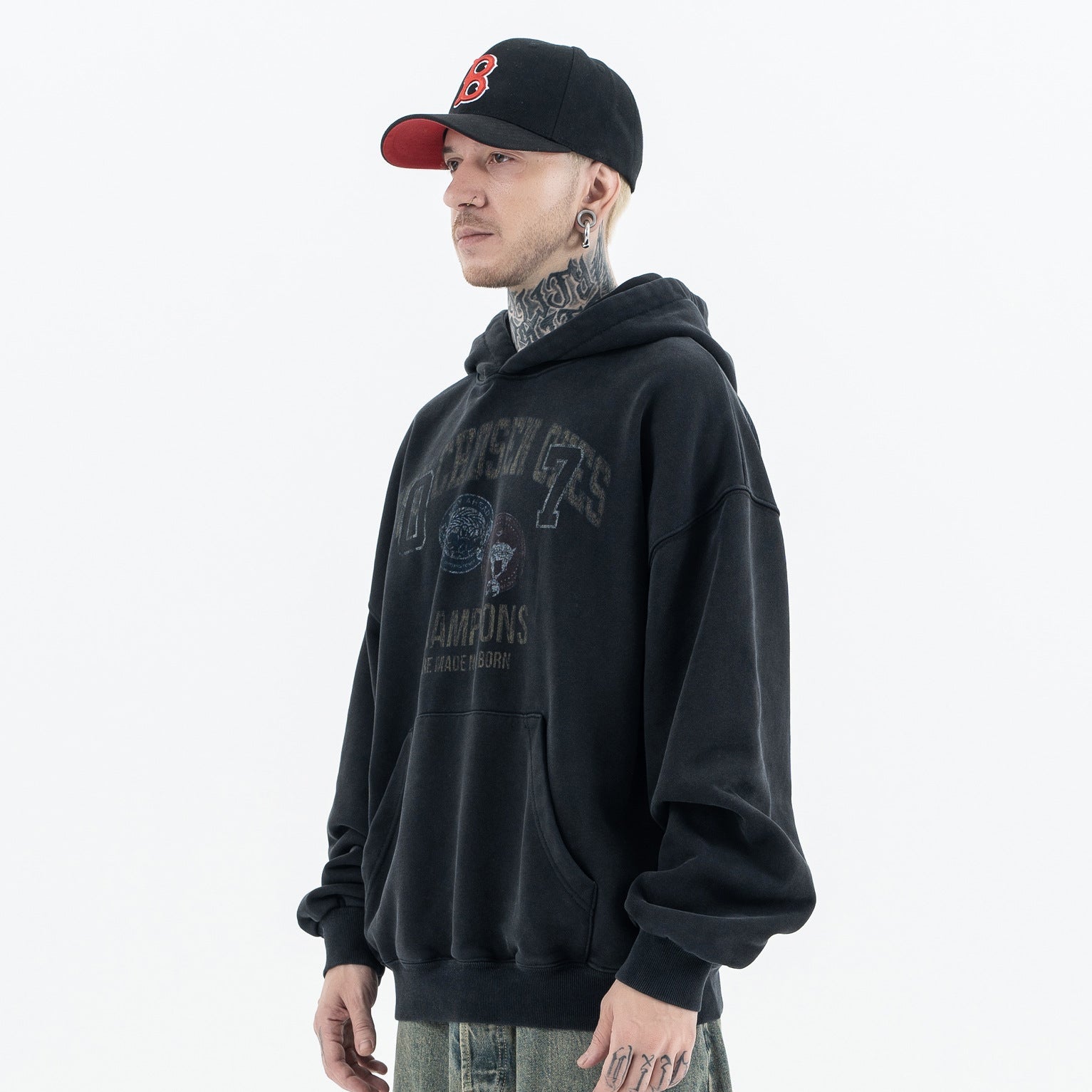 Faded Logo Hooded Sweatshirt eprolo
