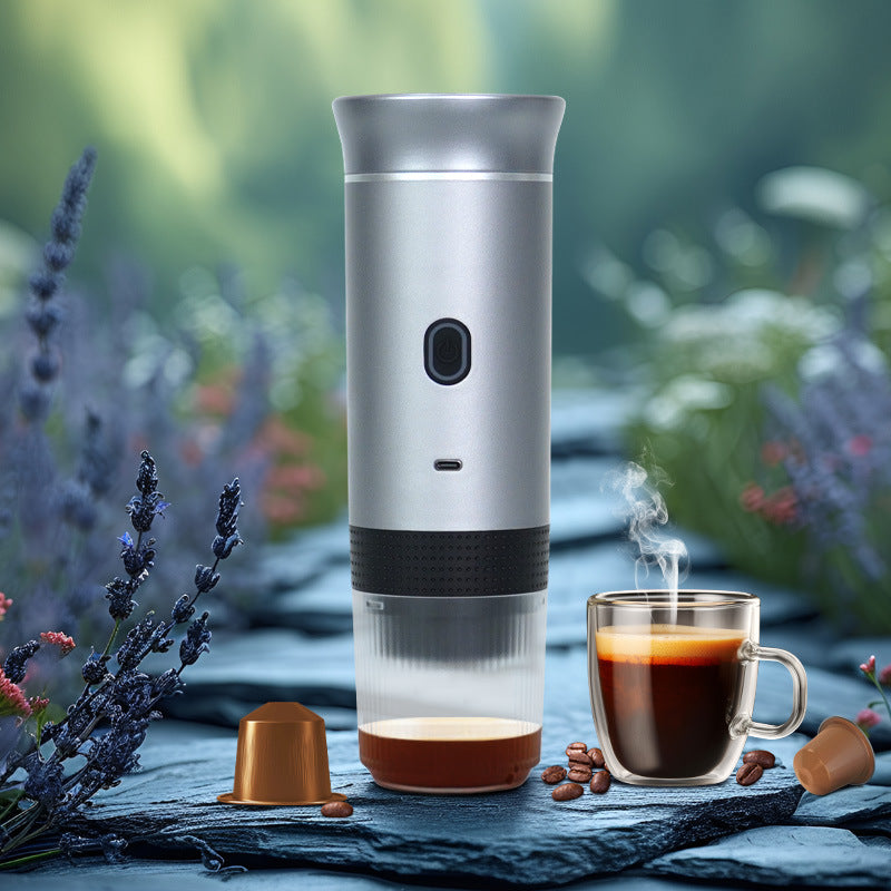 2025 Upgraded 3-in-1 Cordless Coffee Maker - 20Bar Portable for Car/Camping/Home, Capsule/Powder, USB Fast Heat eprolo