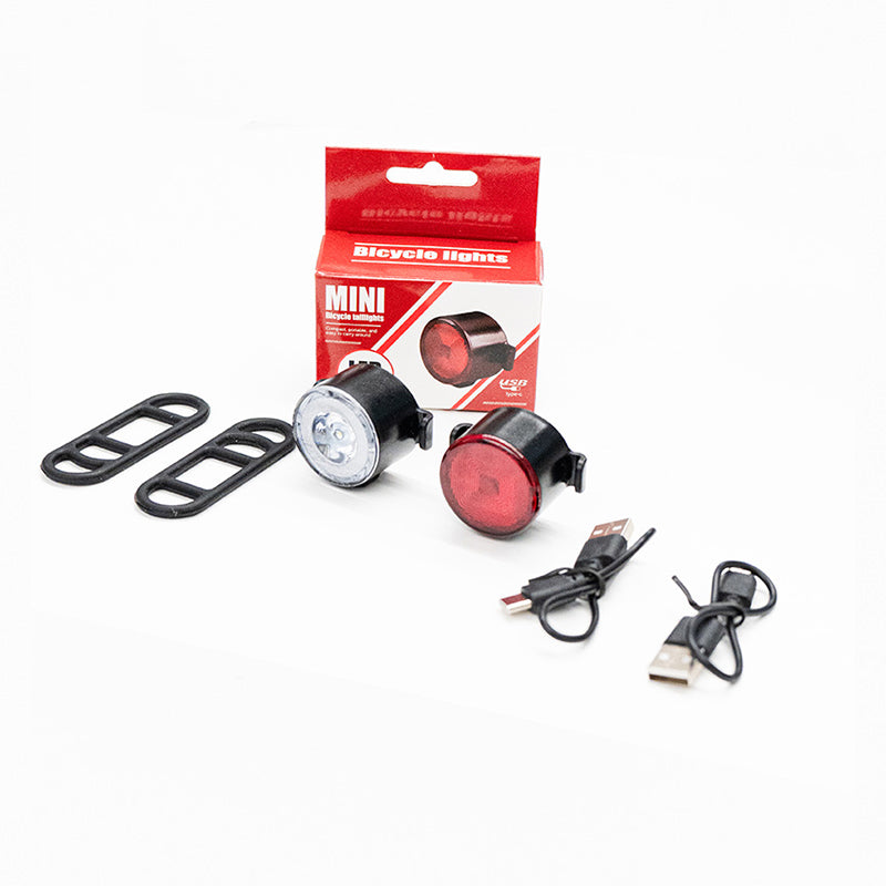 Red & White LED Bike Rechargeable Flashlight eprolo
