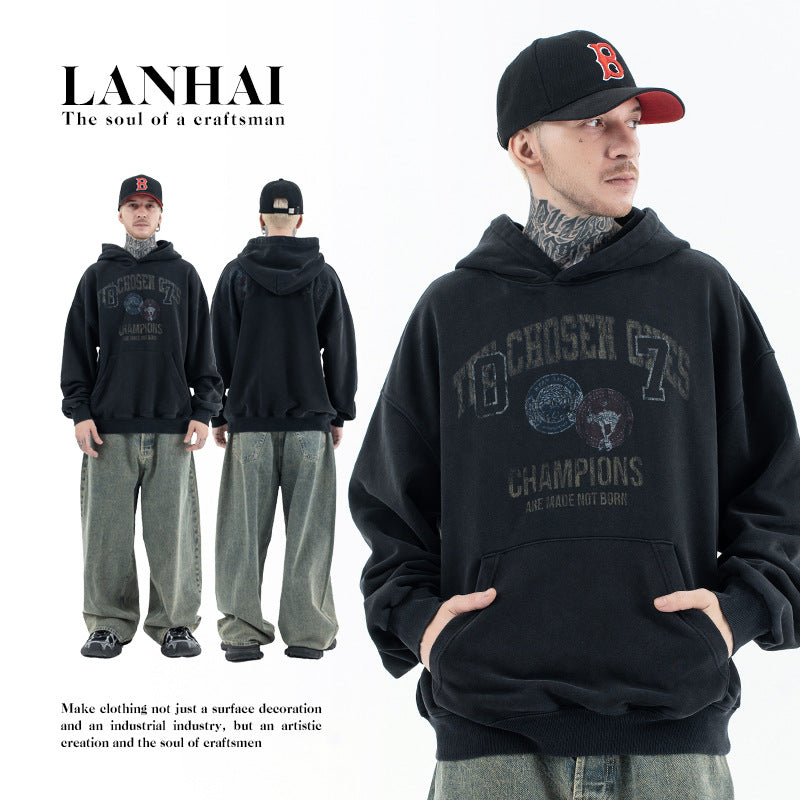 Faded Logo Hooded Sweatshirt eprolo