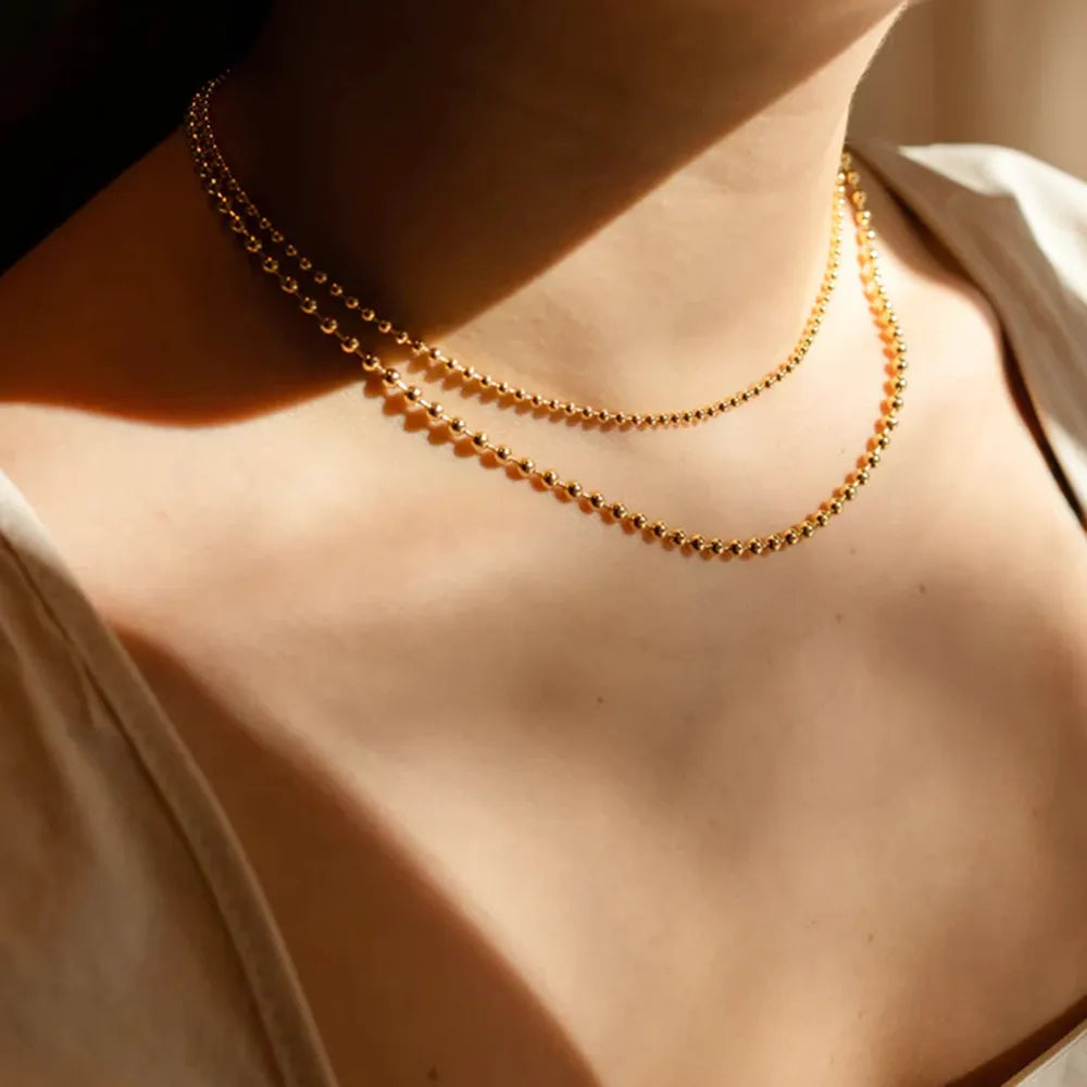 Lobster Closure Bead Necklace eprolo
