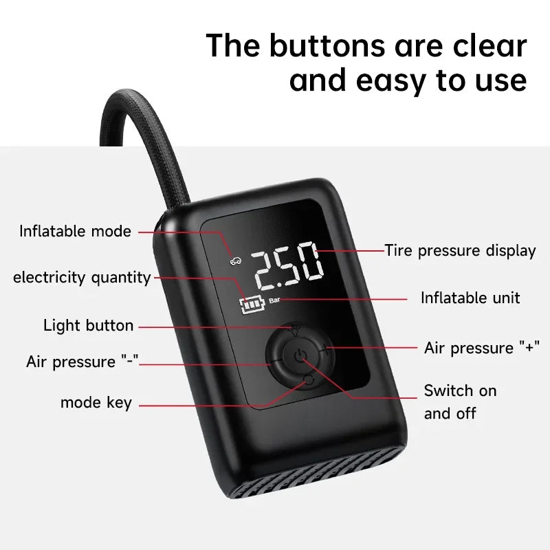 150PSI Rechargeable Electric Tire Pump eprolo