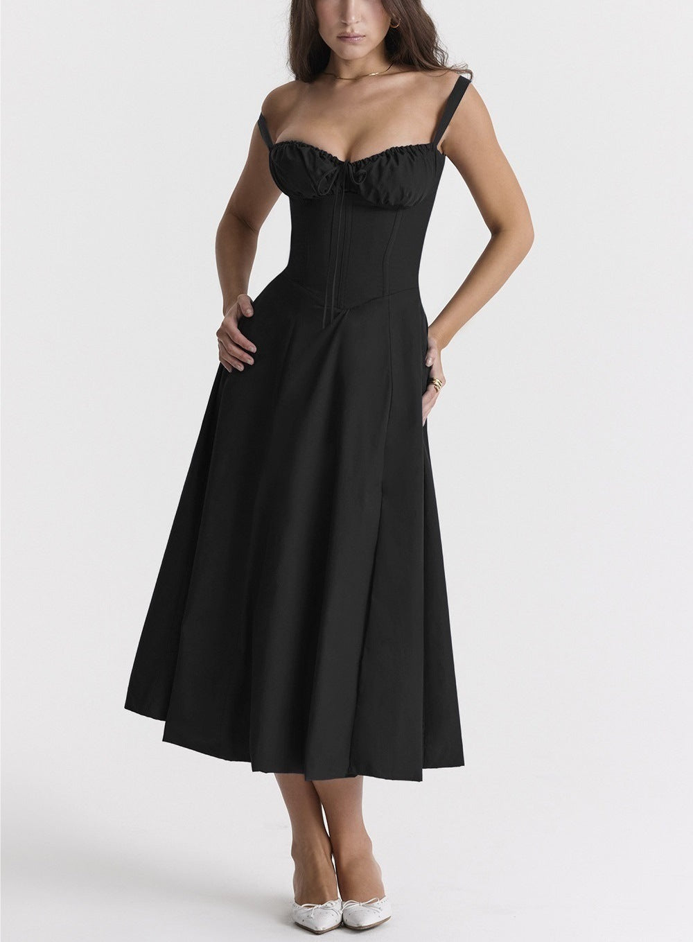 Maxi floral slip backless Dress eprolo