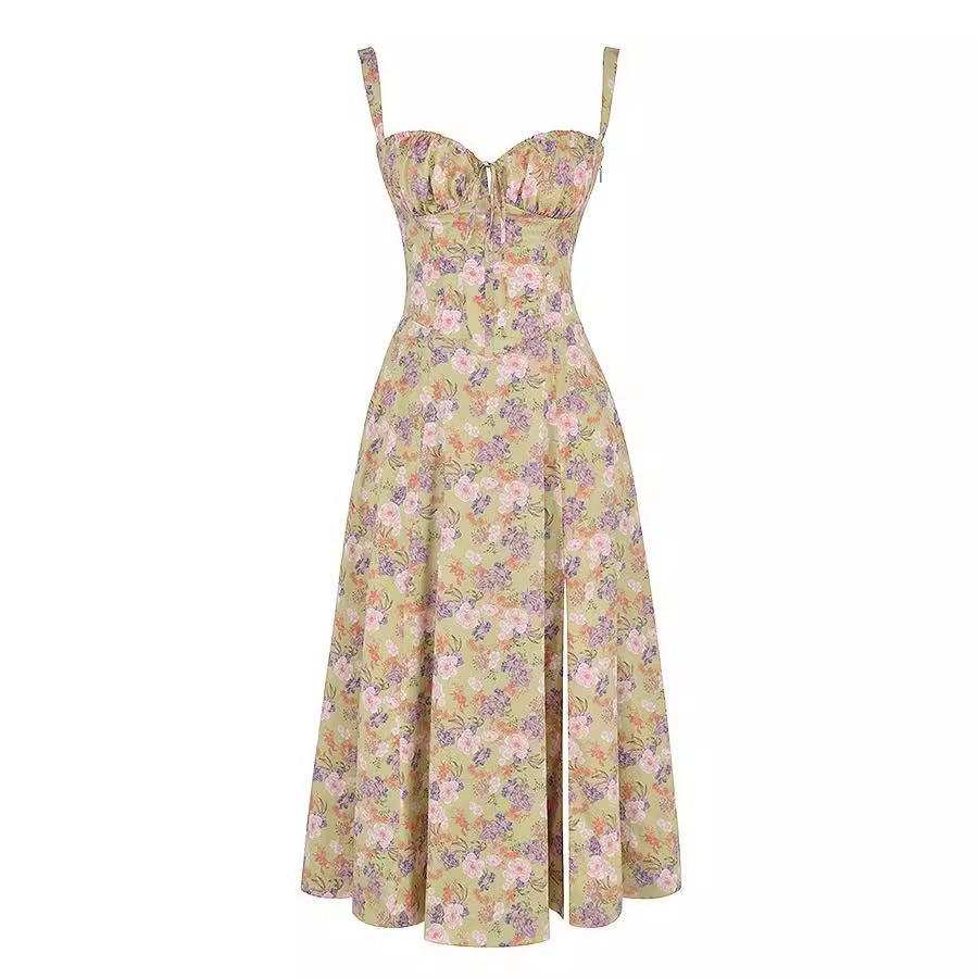 Maxi floral slip backless Dress eprolo