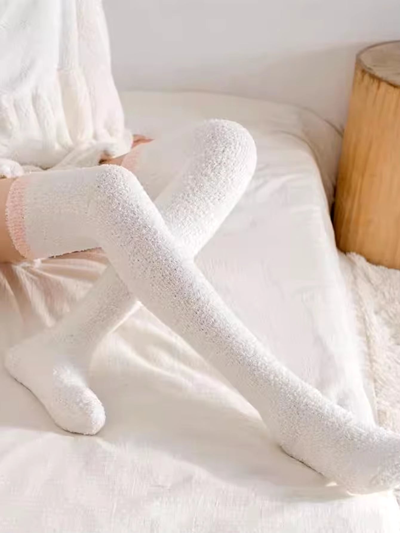 2 Pairs Cute Cow Spots Print Socks