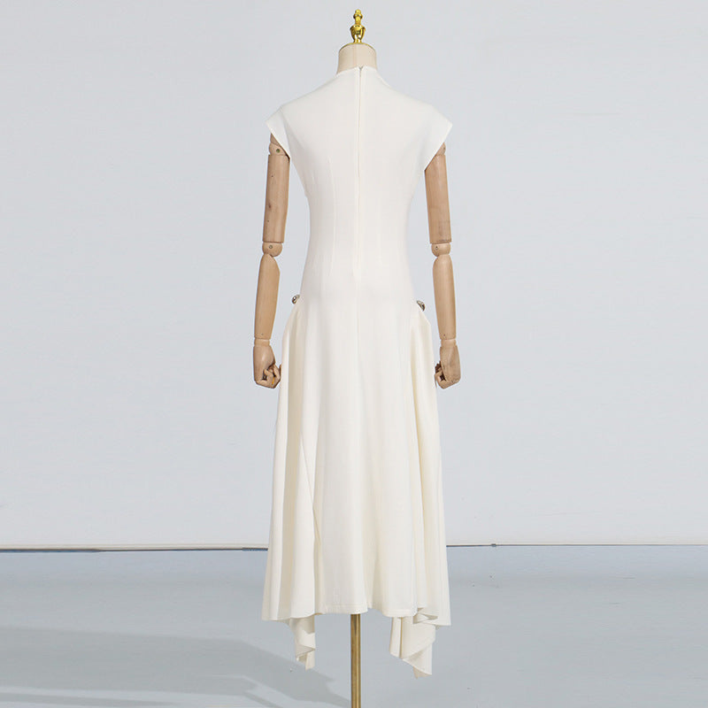 Elegant Flutter Sleeve Long Dress eprolo