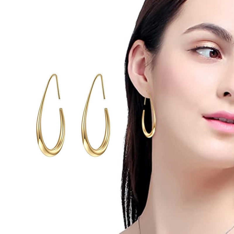 Oval pull-through earrings eprolo