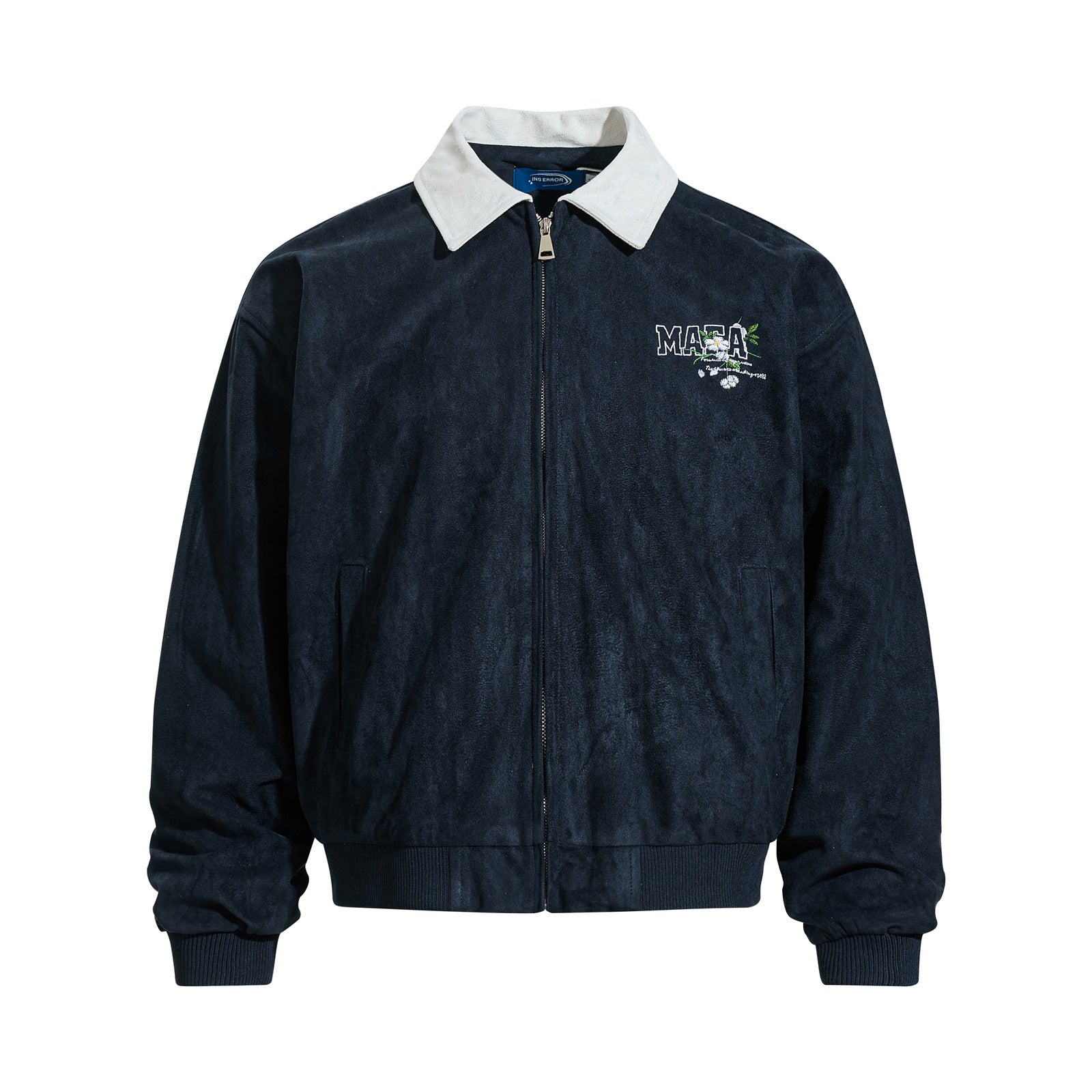 Men's Embroidery Suede Jacket eprolo