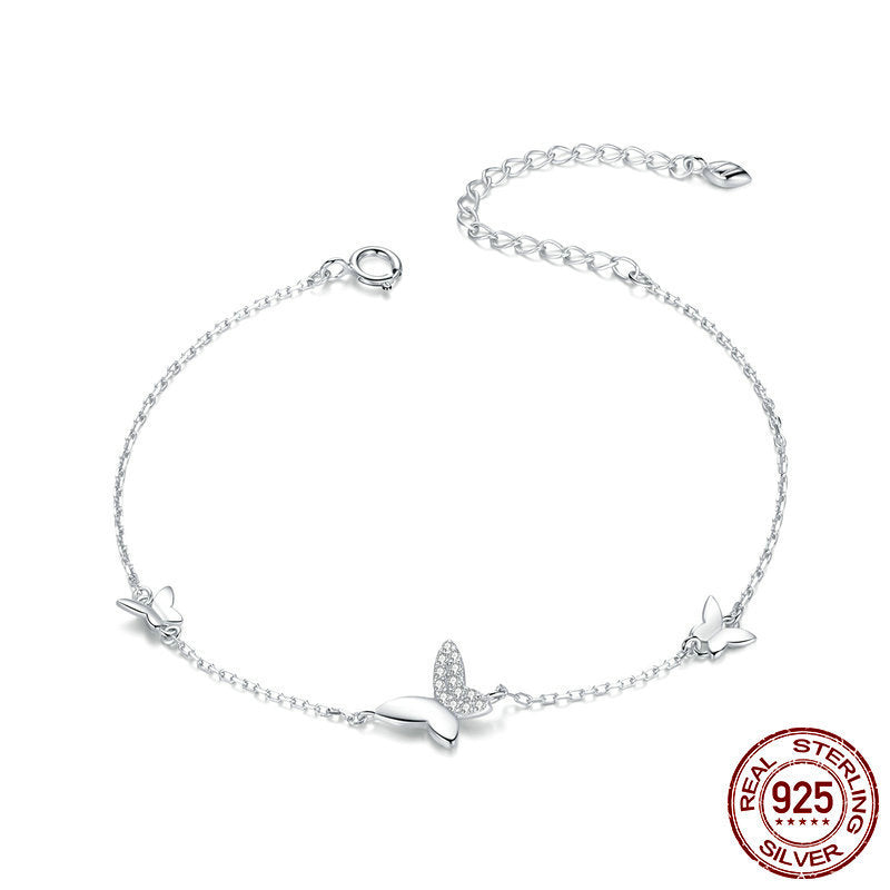 Silver Butterfly Bracelet