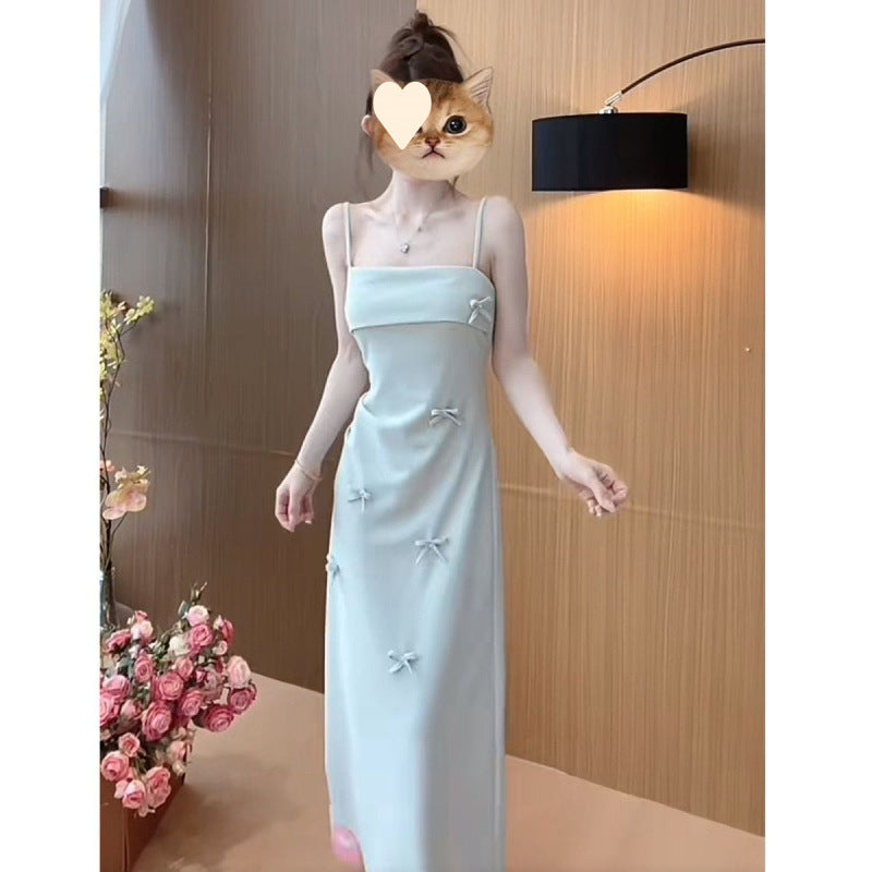 Strapless Bow Tube Top Dress eprolo