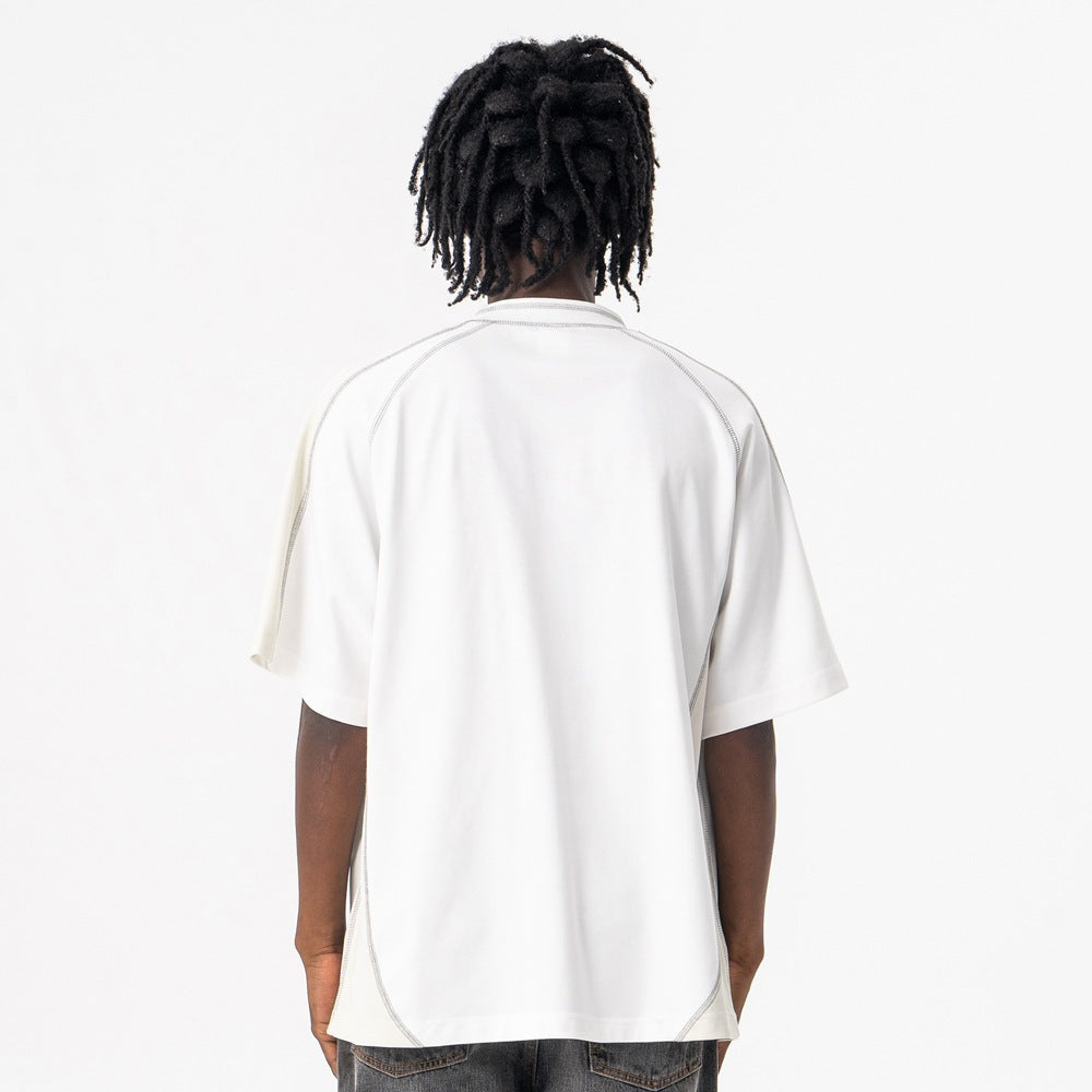 Topstitching Short Sleeve T-Shirt eprolo