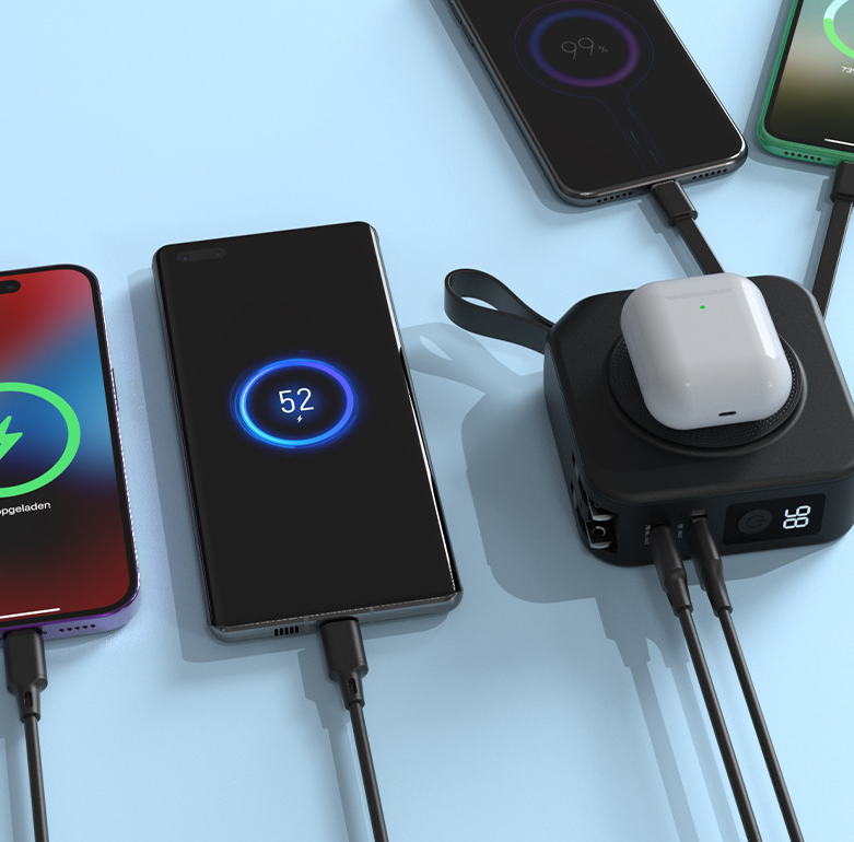 Five in one magnetic wireless power bank 22.5W portable power bank 10000mAh travel charger eprolo