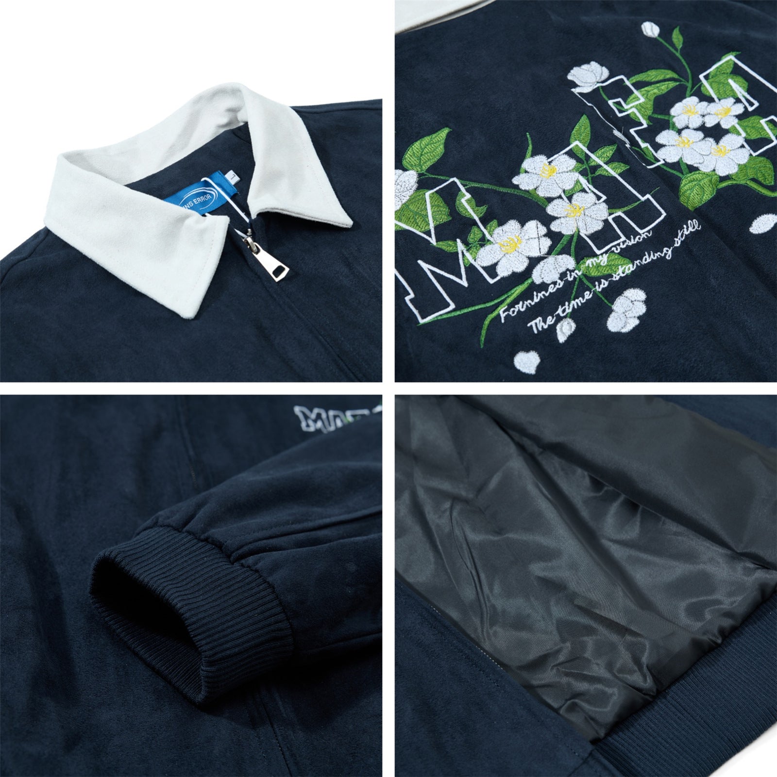 Men's Embroidery Suede Jacket eprolo