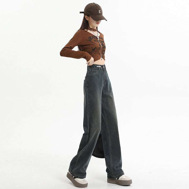 High-Waist Vintage Jeans
