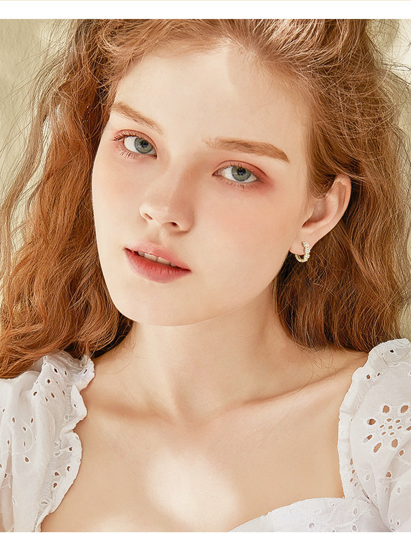 Daisy moissanite earring eprolo