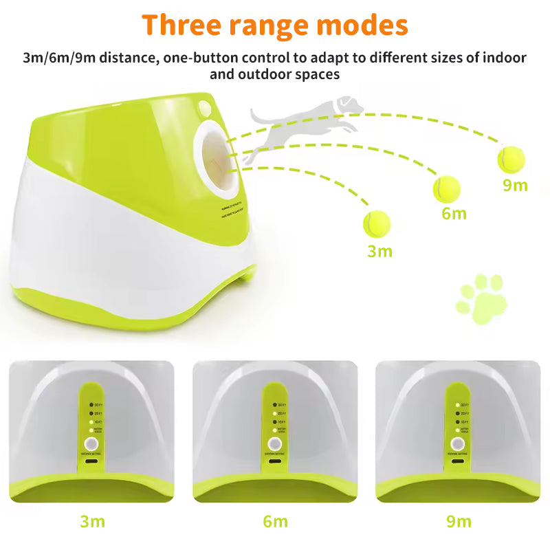 Rechargeable automatic tennis ball launcher eprolo