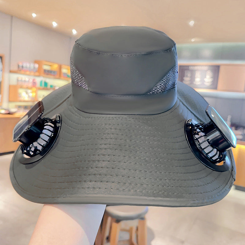 Solar fan hat eprolo