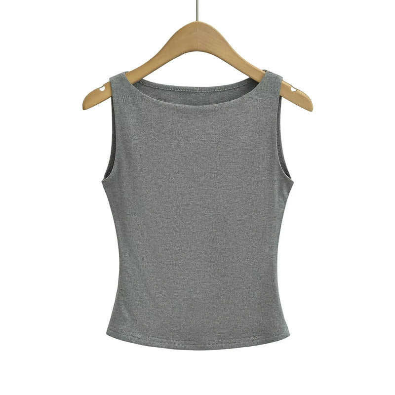 Sleeveless Shoulder Top