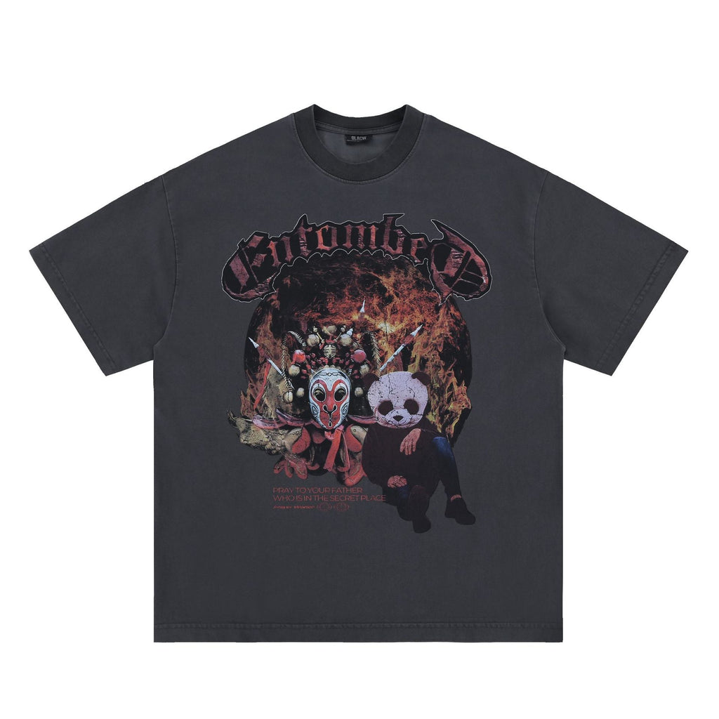 Face-Changing Destroyed T-Shirt eprolo