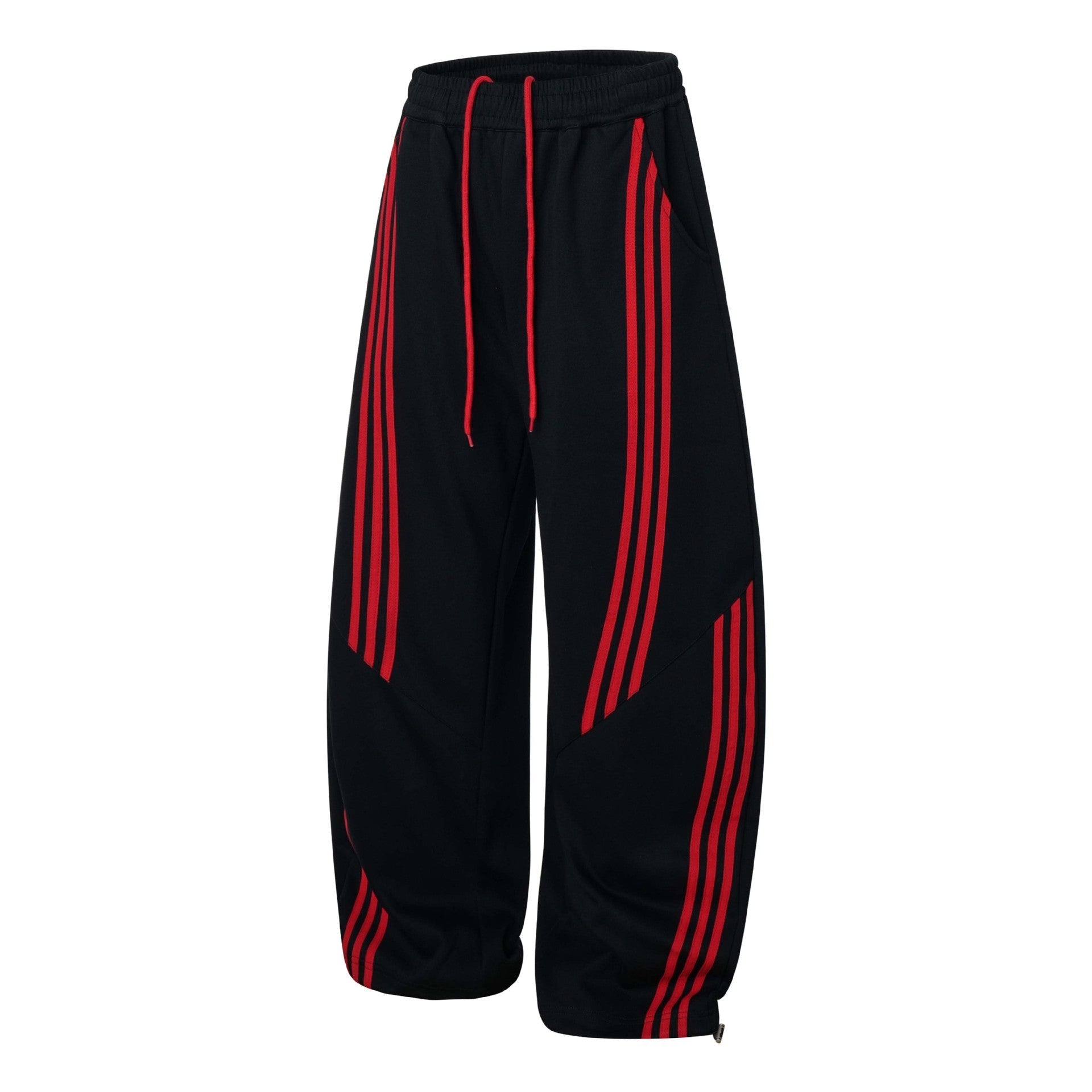 Unisex Three-Stripe Slant Pocket Casual Pants eprolo
