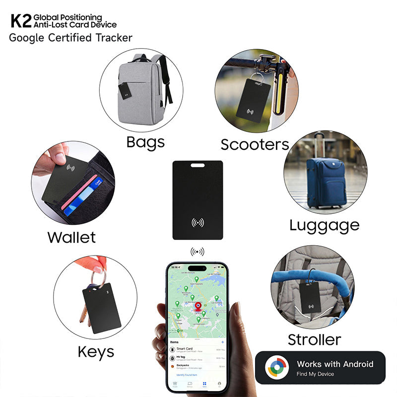 Android Bluetooth Tracker Card eprolo