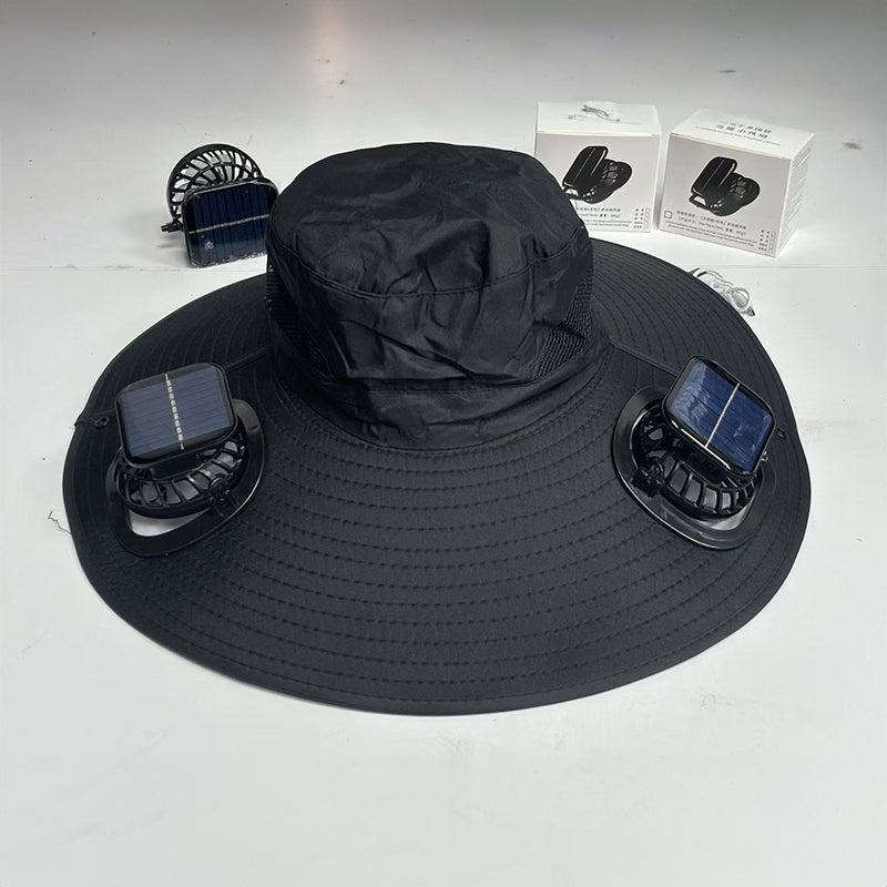 Solar fan hat eprolo