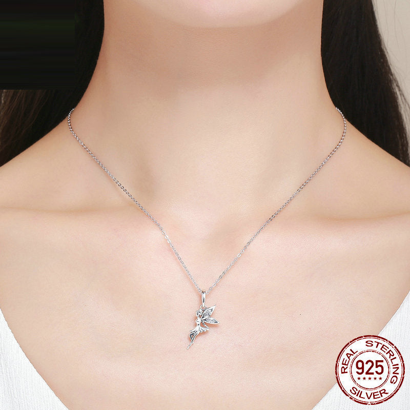 Fairy Pendant Necklace Charm eprolo
