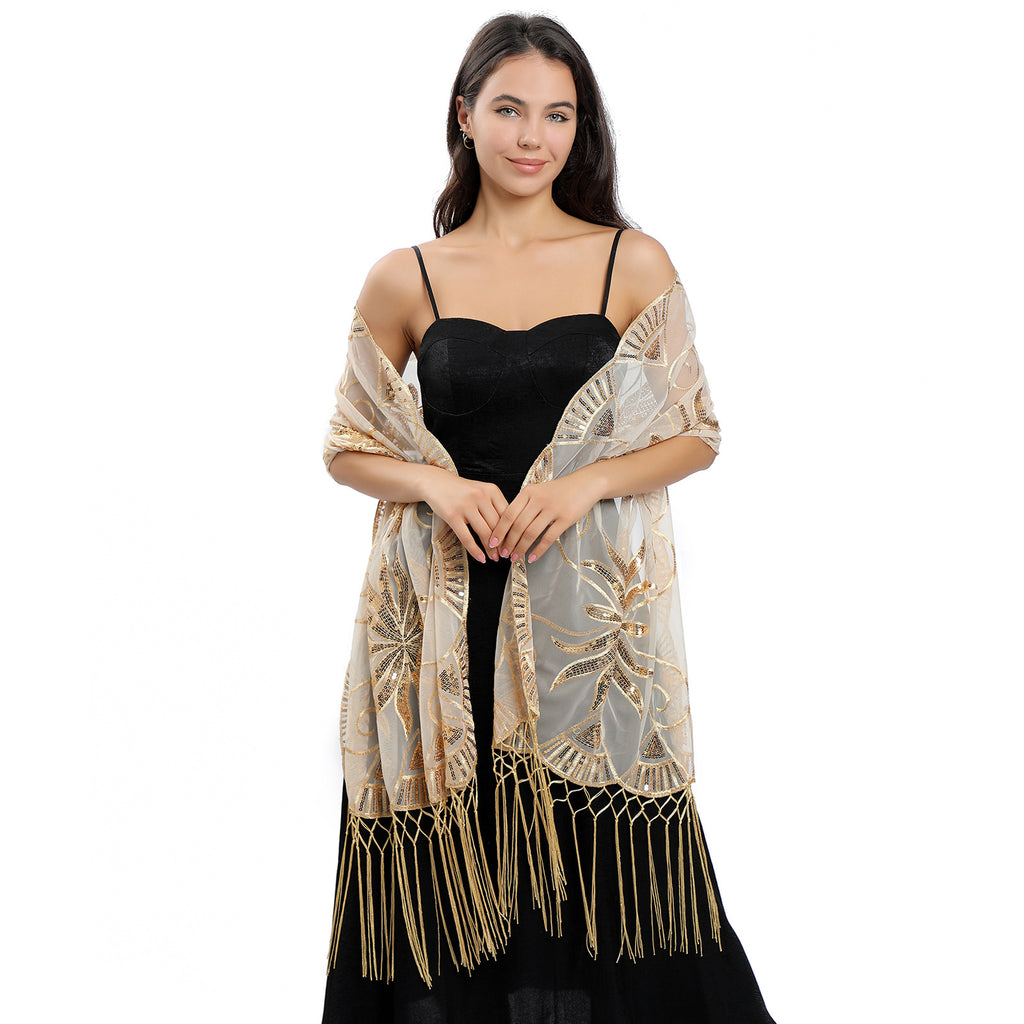 Sequin Embroidered Cape eprolo