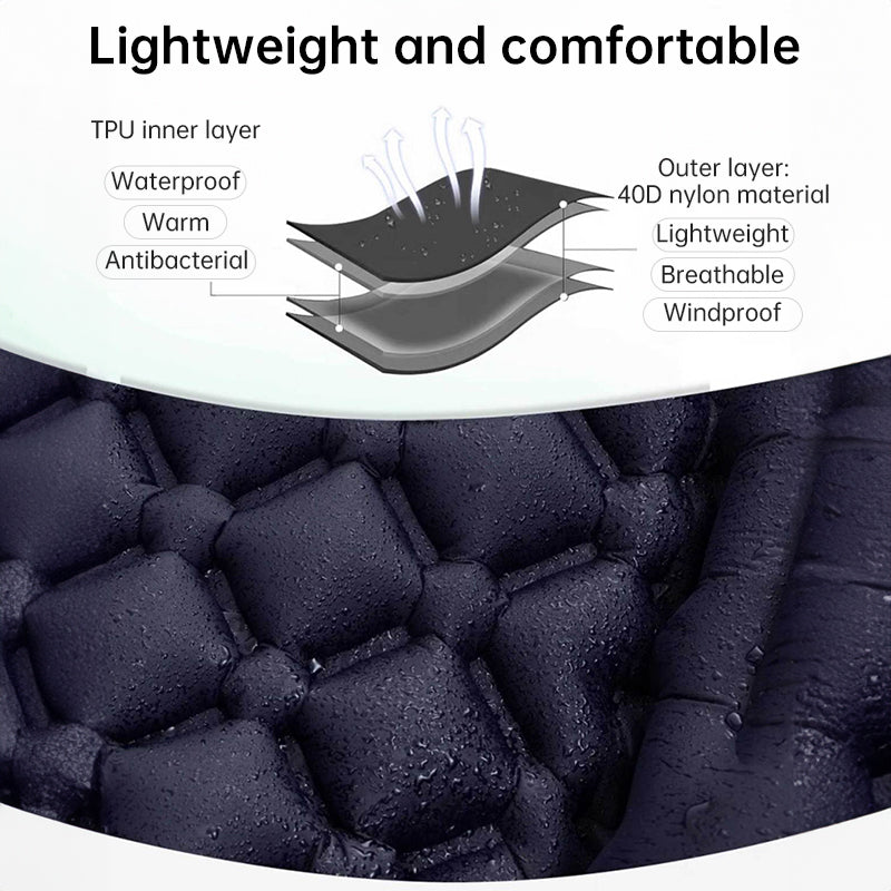 Outdoor double inflatable sleeping pad eprolo