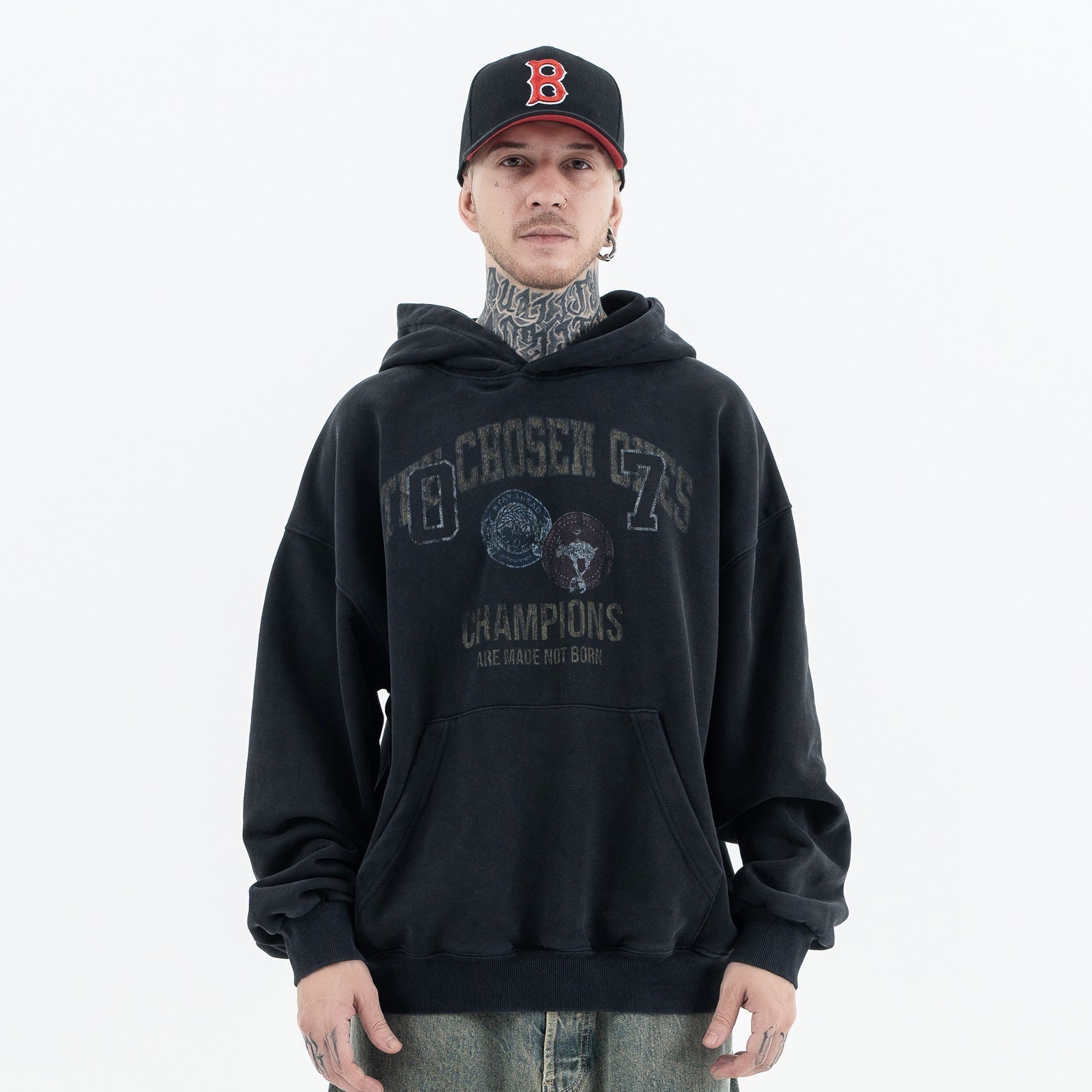 Faded Logo Hooded Sweatshirt eprolo